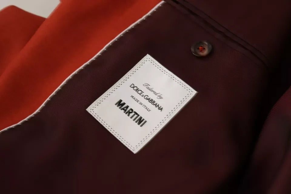 Oranger MARTINI Kaschmir-Seidenmantel-Blazer