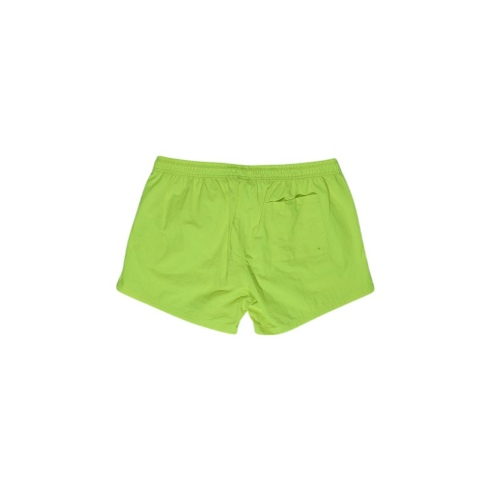 Gelbe Polyester-Badeshorts