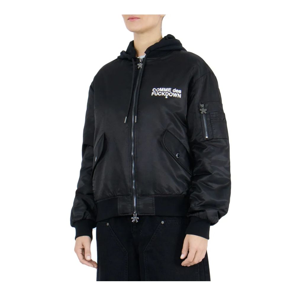 Schwarze Nylonjacken &amp; Mäntel