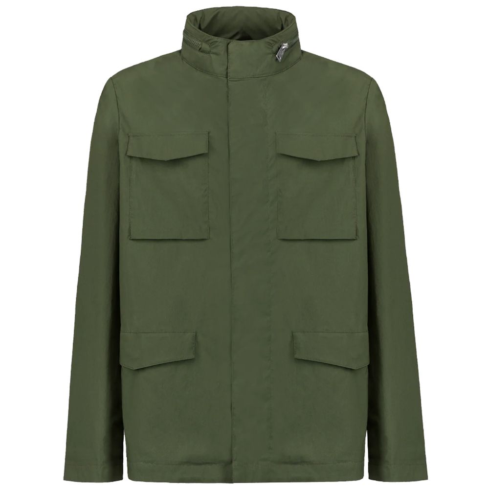 Grüne Baumwolljacke