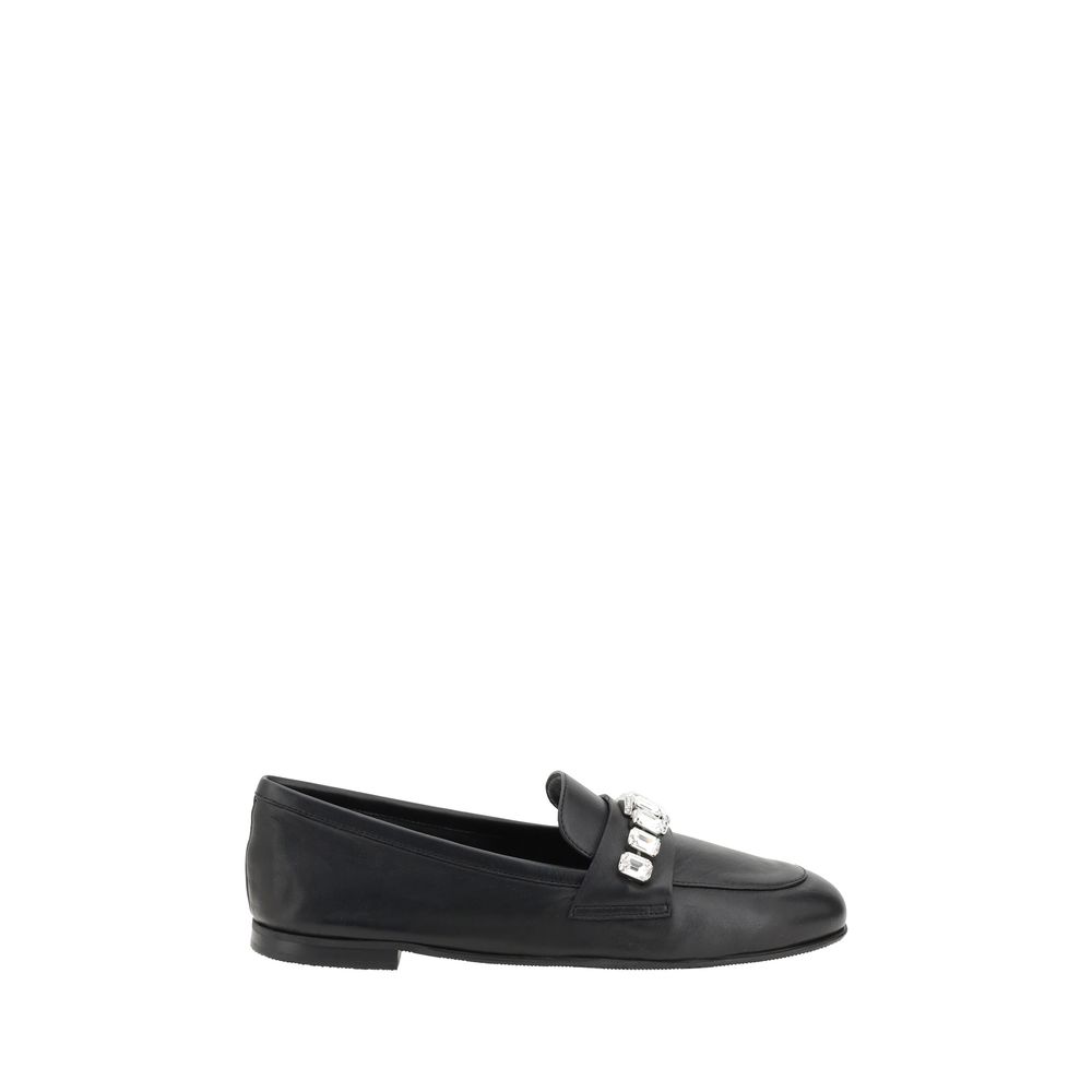 Loafer mit glitzernden Verzierungen