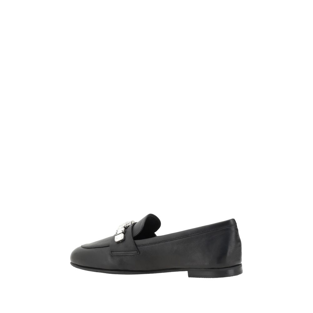 Loafer mit glitzernden Verzierungen