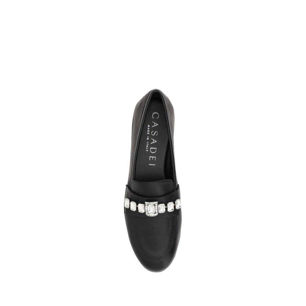 Loafer mit glitzernden Verzierungen