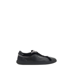 Schwarze G-Set-Sneaker aus Leder