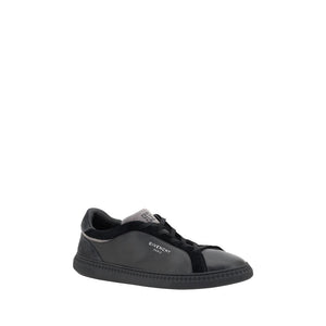 Schwarze G-Set-Sneaker aus Leder