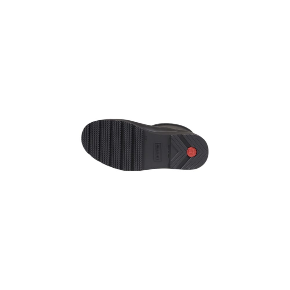 Schwarze Knöchelstiefel aus recyceltem Polyester
