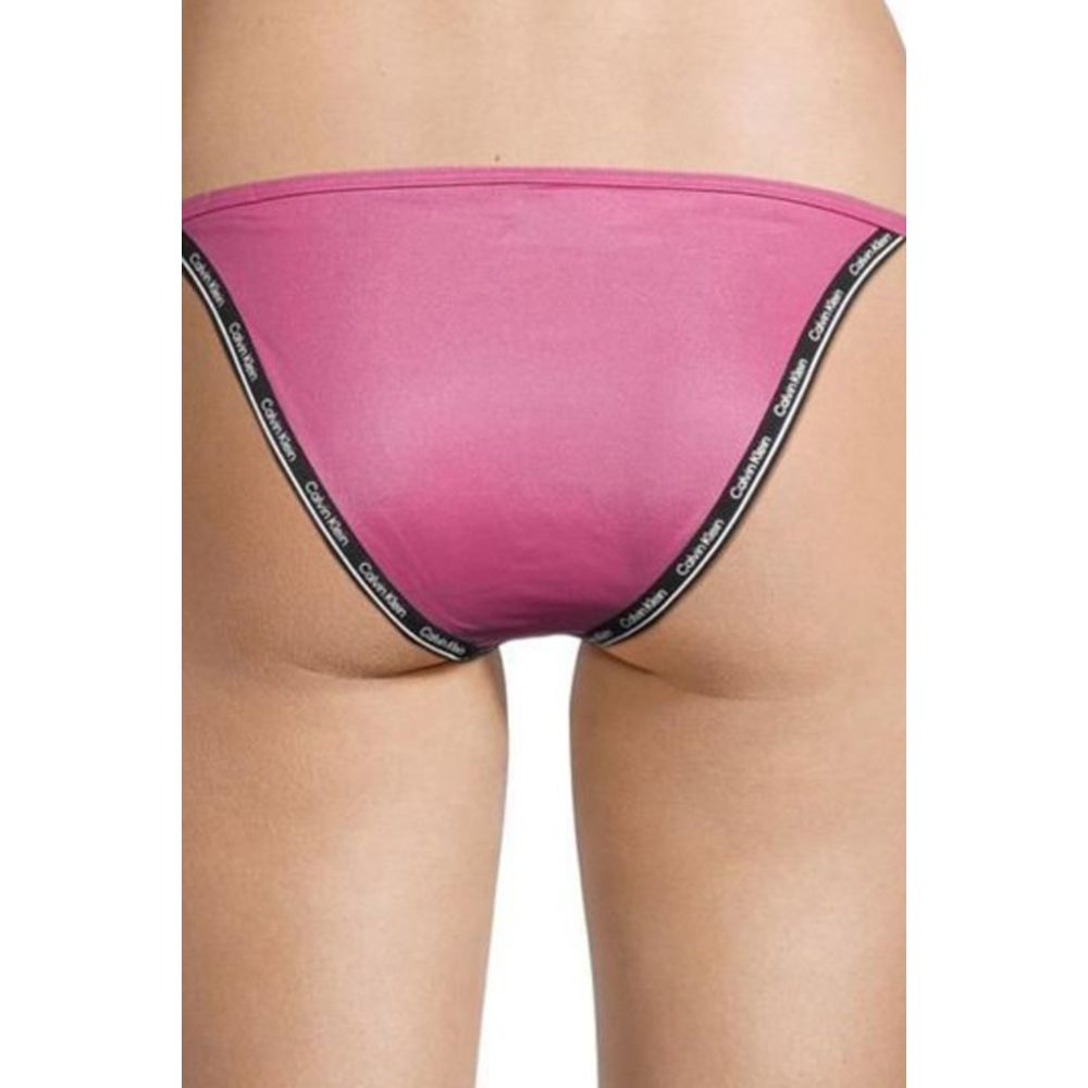 Pink Polyester Swim Brief