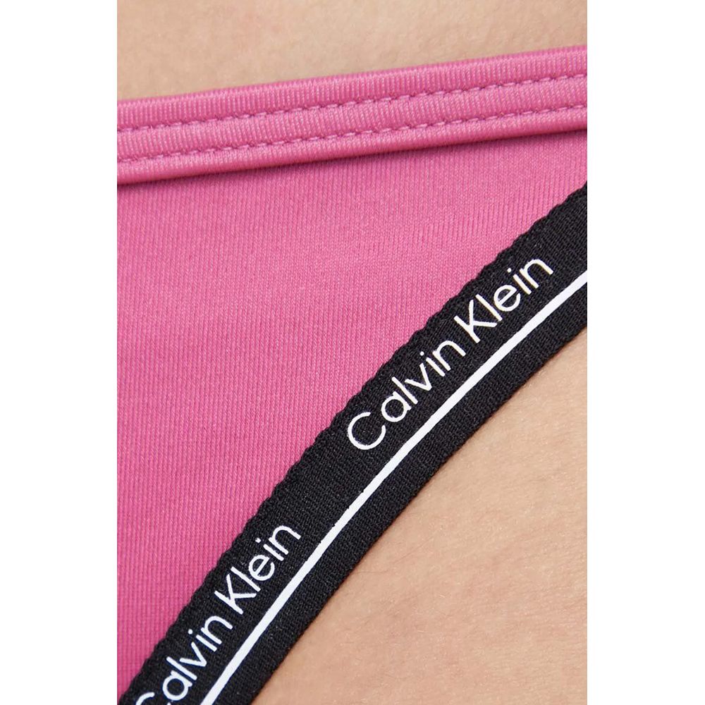 Pink Polyester Swim Brief