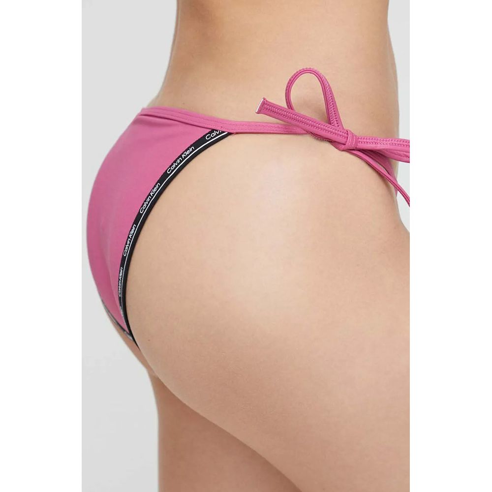 Pink Polyester Swim Brief