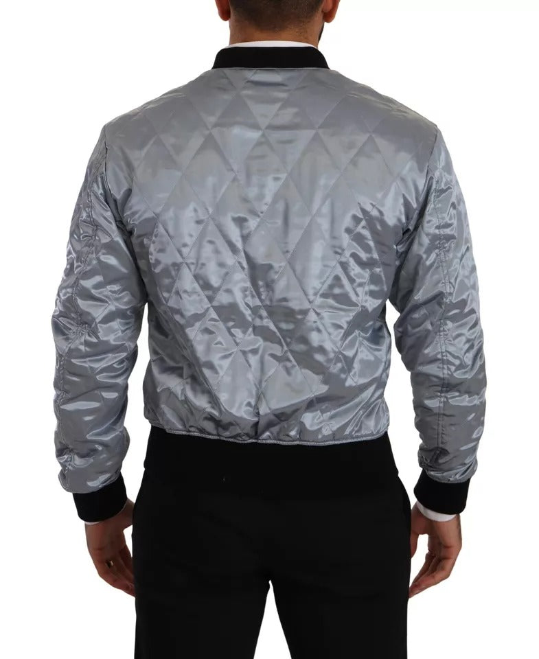 Hellblauer Bombermantel Herrenjacke