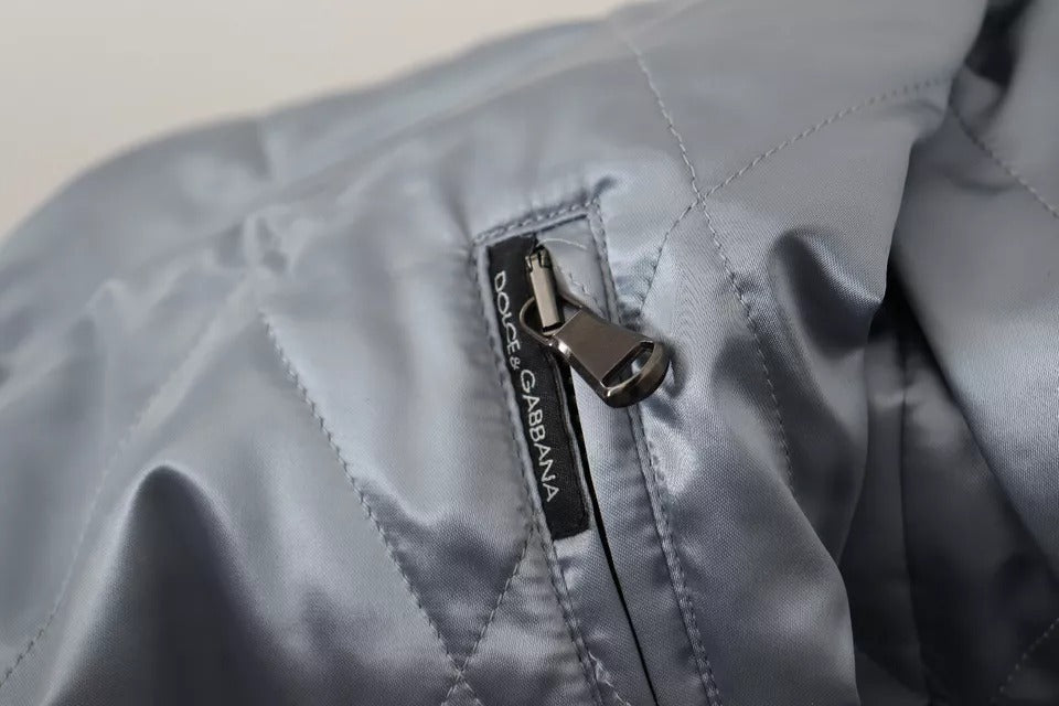Hellblauer Bombermantel Herrenjacke