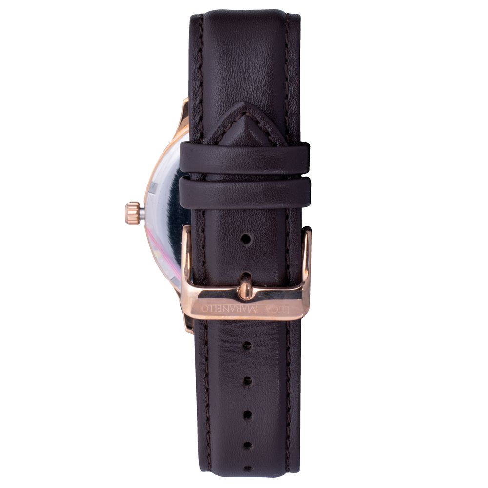 Braune Lederuhr