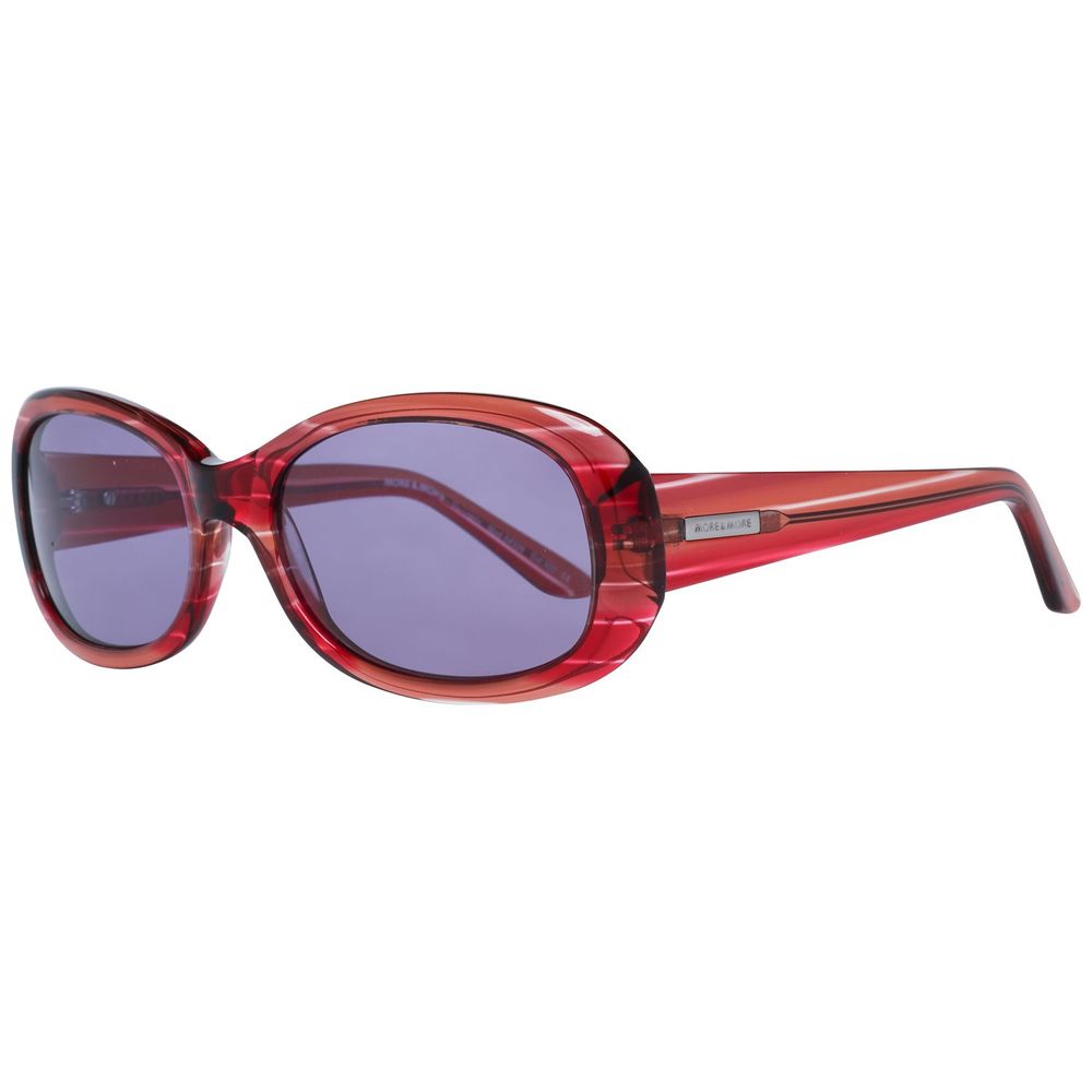Rote Sonnenbrille aus Kunststoff