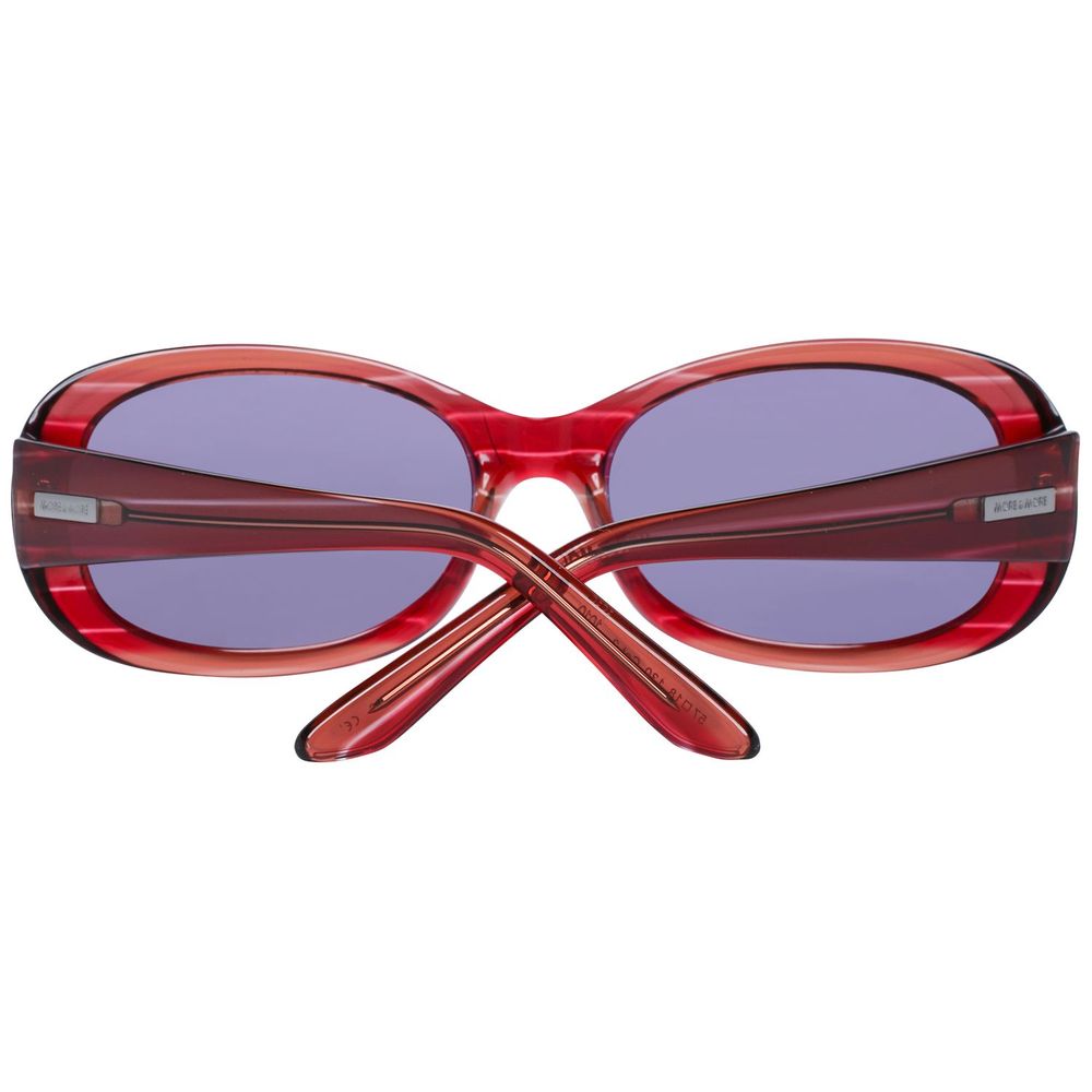 Rote Sonnenbrille aus Kunststoff