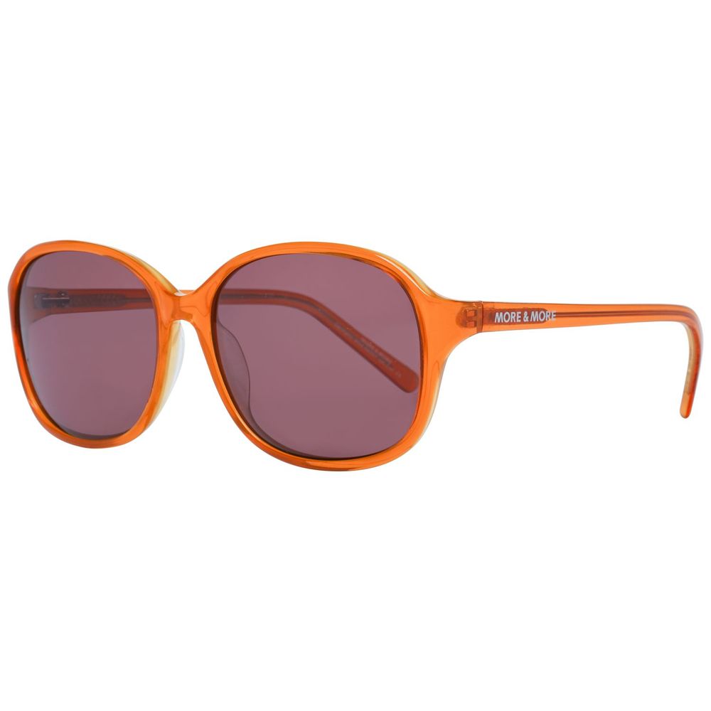 Orangefarbene Sonnenbrille aus Kunststoff