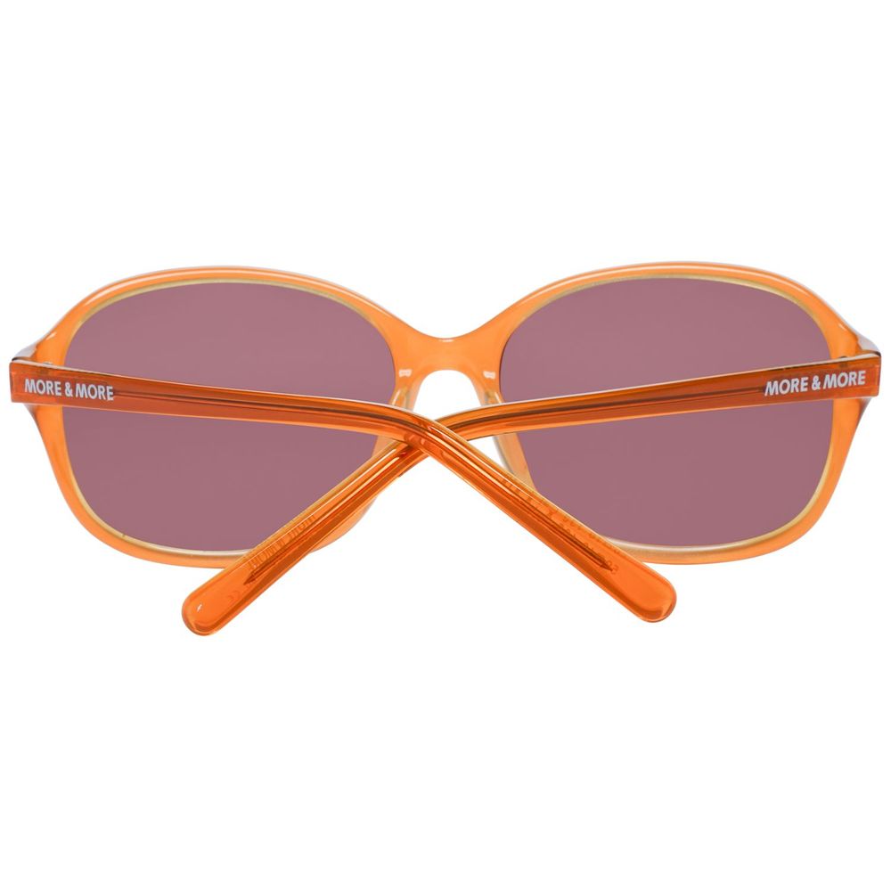 Orangefarbene Sonnenbrille aus Kunststoff