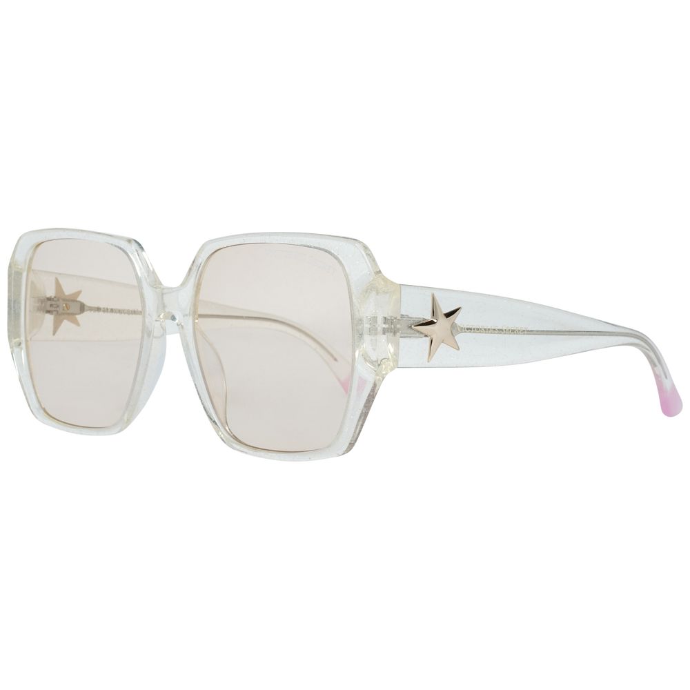 Transparente Sonnenbrille aus Kunststoff