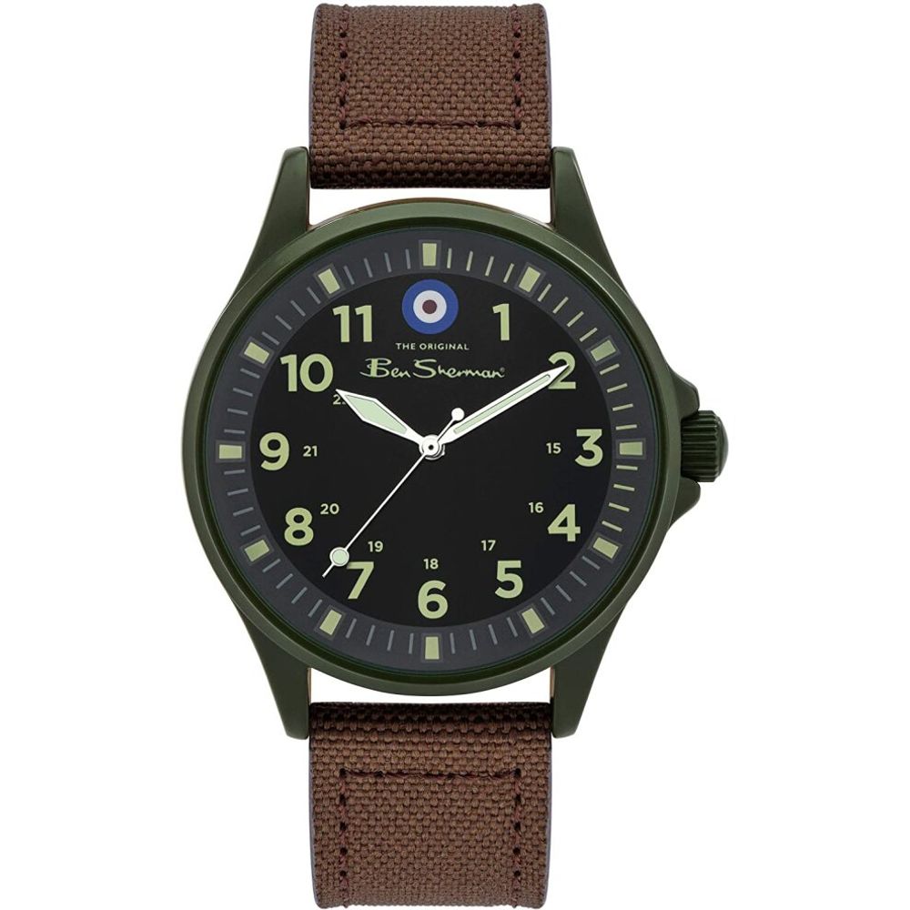 Braune Lederuhr