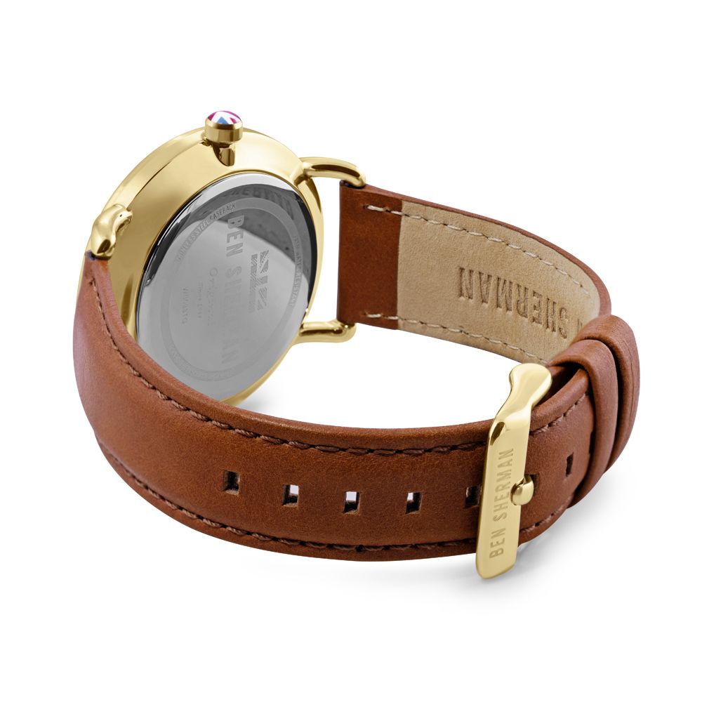 Braune Lederuhr