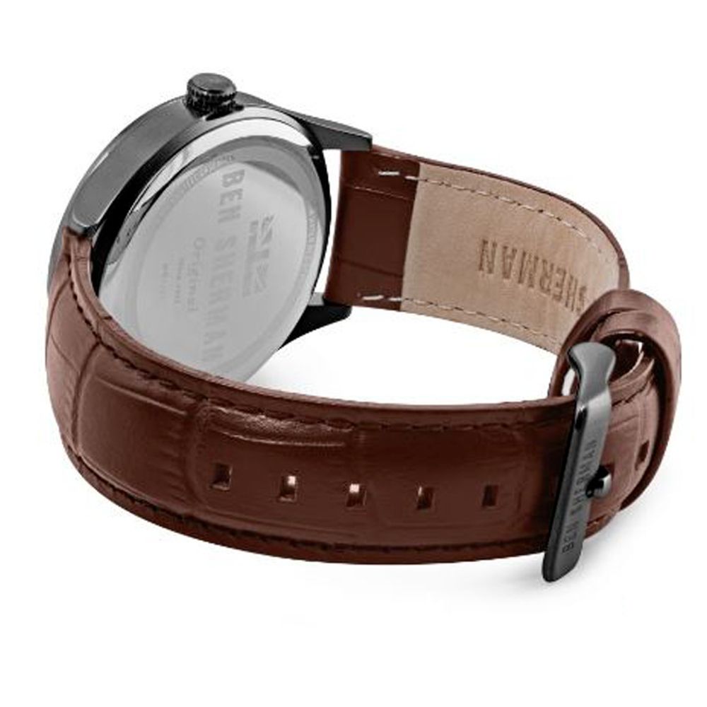 Braune Lederuhr
