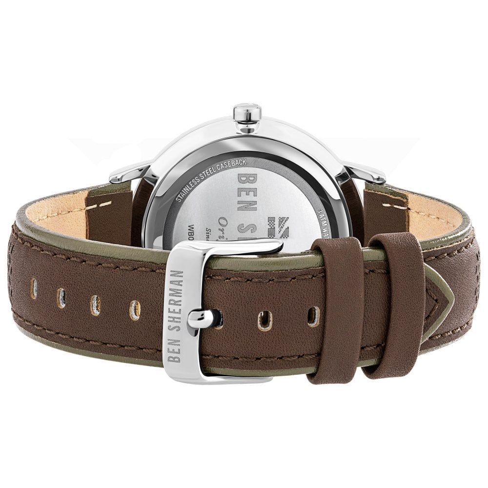 Braune Lederuhr
