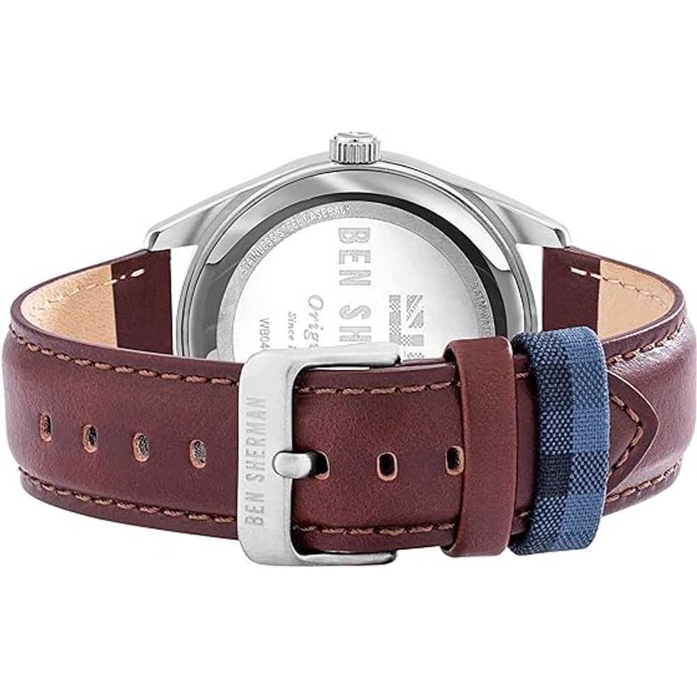 Braune Lederuhr