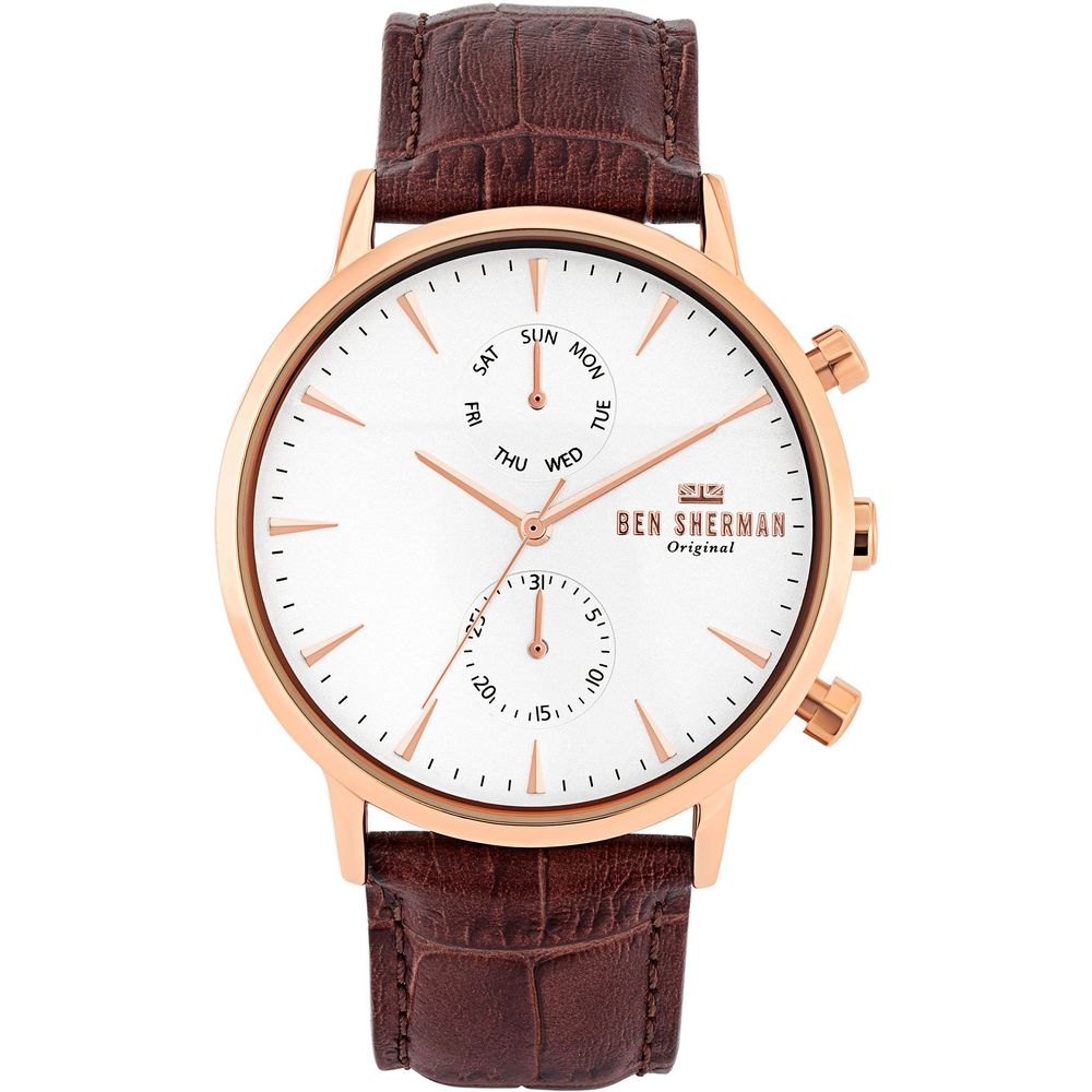 Braune Lederuhr
