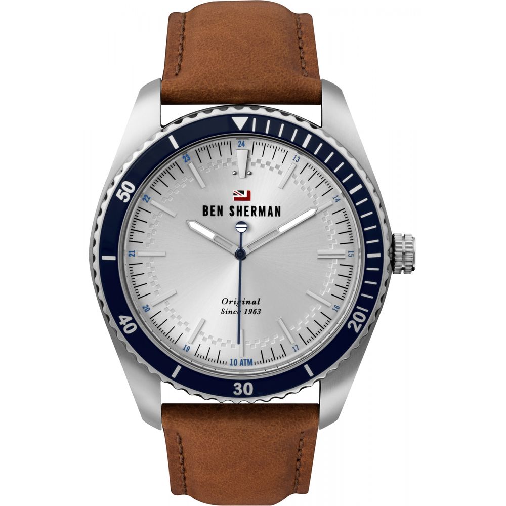 Braune Lederuhr