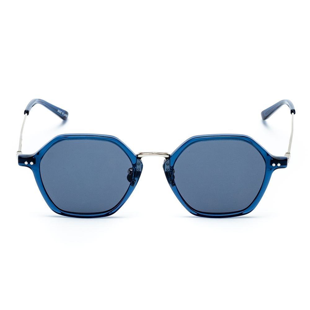 Blaue Titan-Sonnenbrille