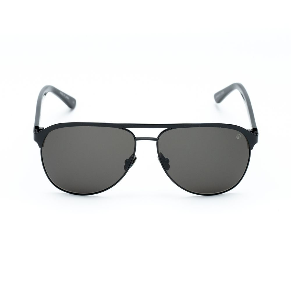 Schwarze Acetat-Sonnenbrille