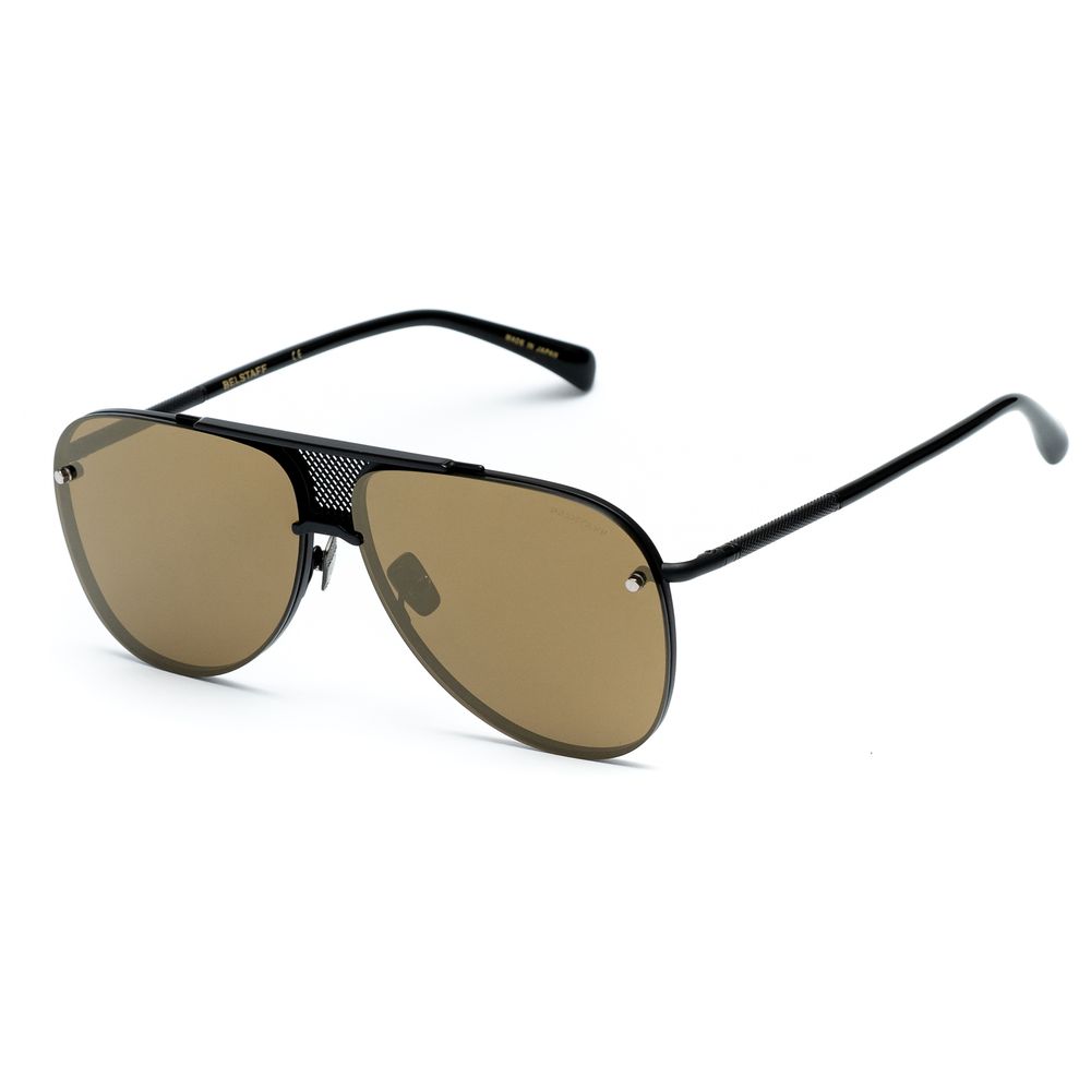 Schwarze Titan-Sonnenbrille