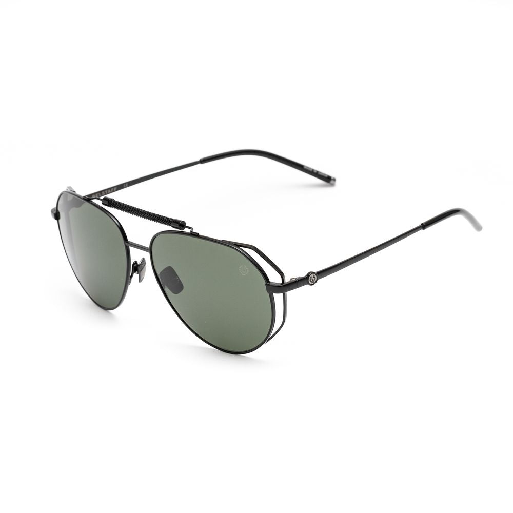 Schwarze Titan-Sonnenbrille