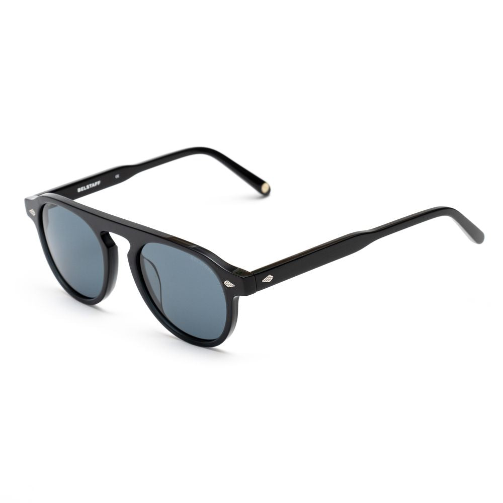 Schwarze Acetat-Sonnenbrille