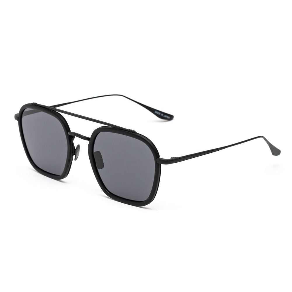 Schwarze Sonnenbrille aus Edelstahl