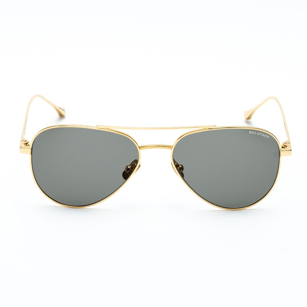 Braune Sonnenbrille aus Edelstahl