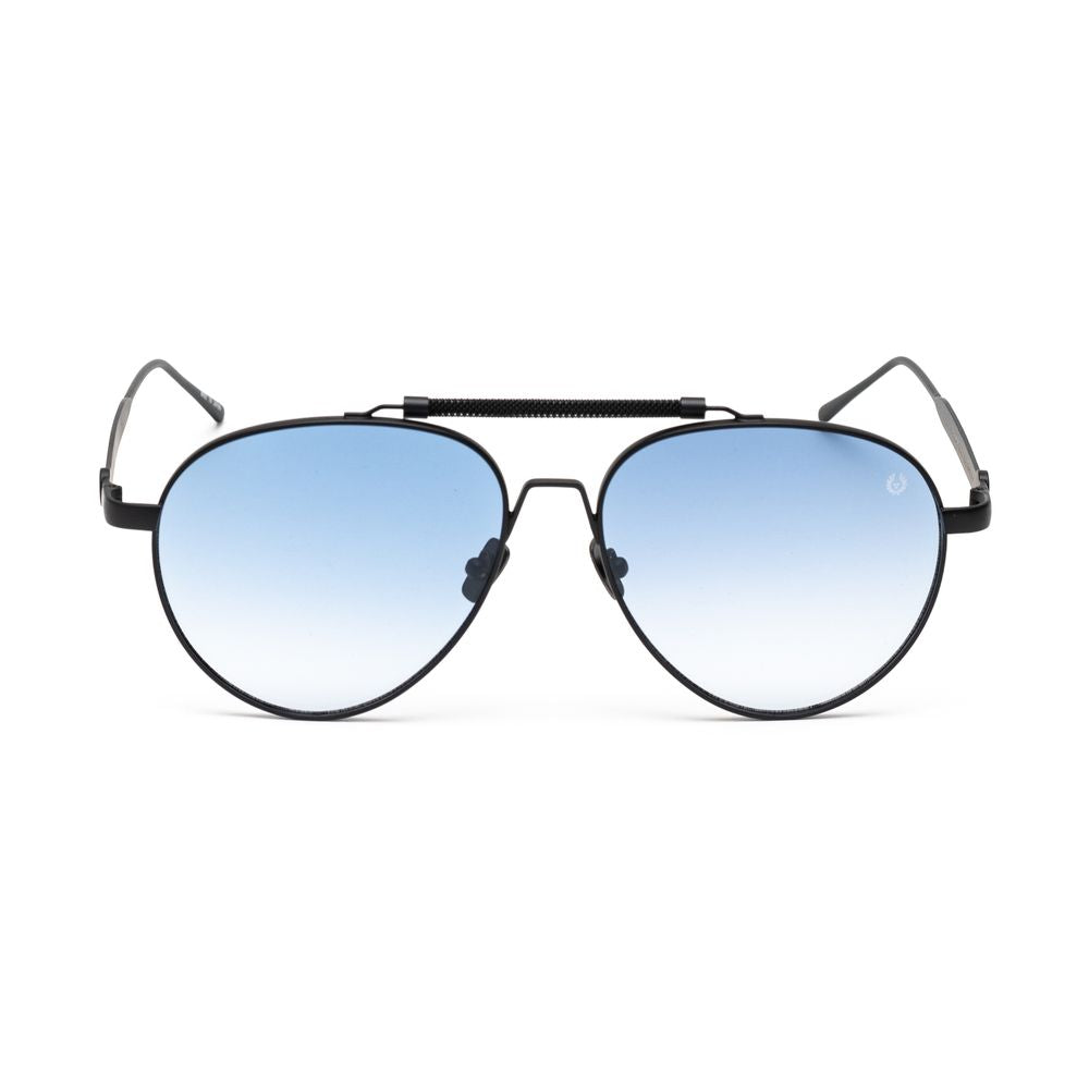 Schwarze Sonnenbrille aus Edelstahl