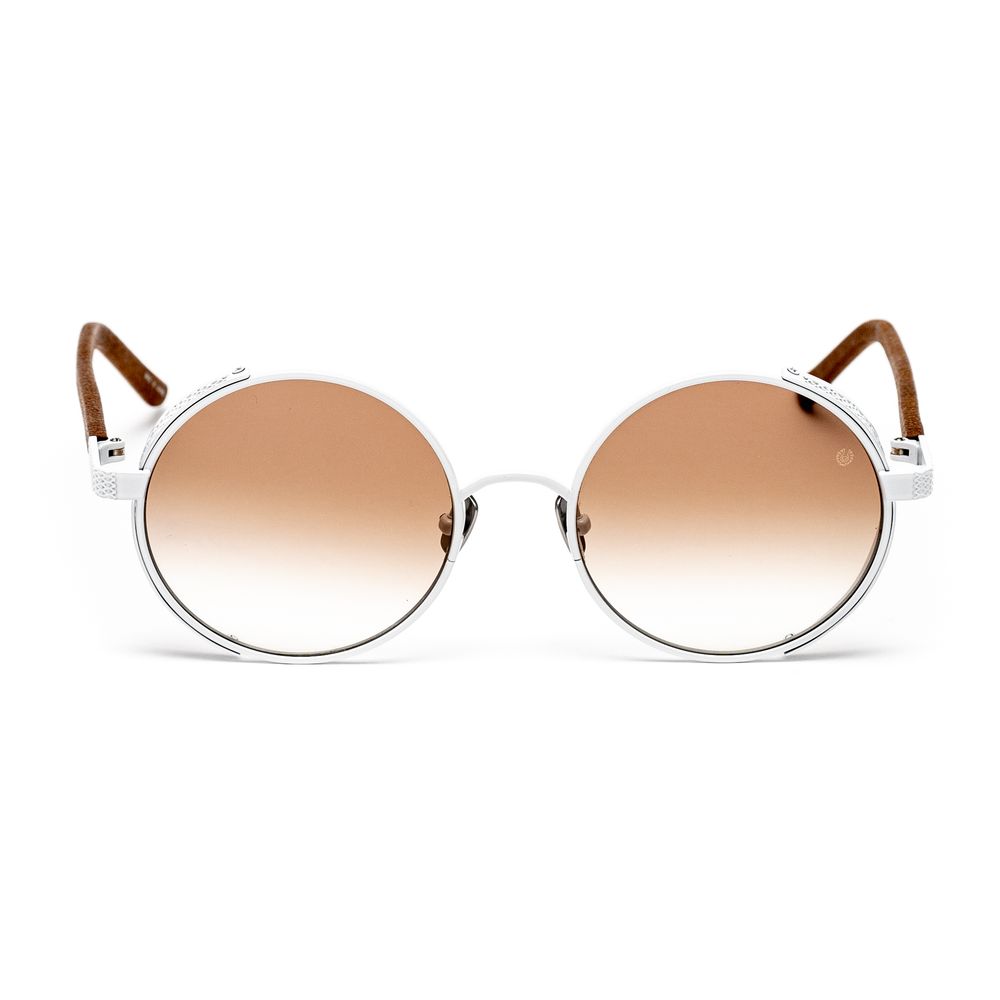 Weiße Titan-Sonnenbrille