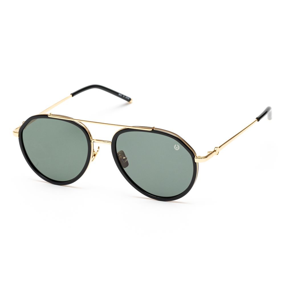 Goldene Sonnenbrille aus Edelstahl