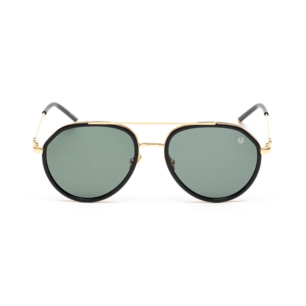 Goldene Sonnenbrille aus Edelstahl
