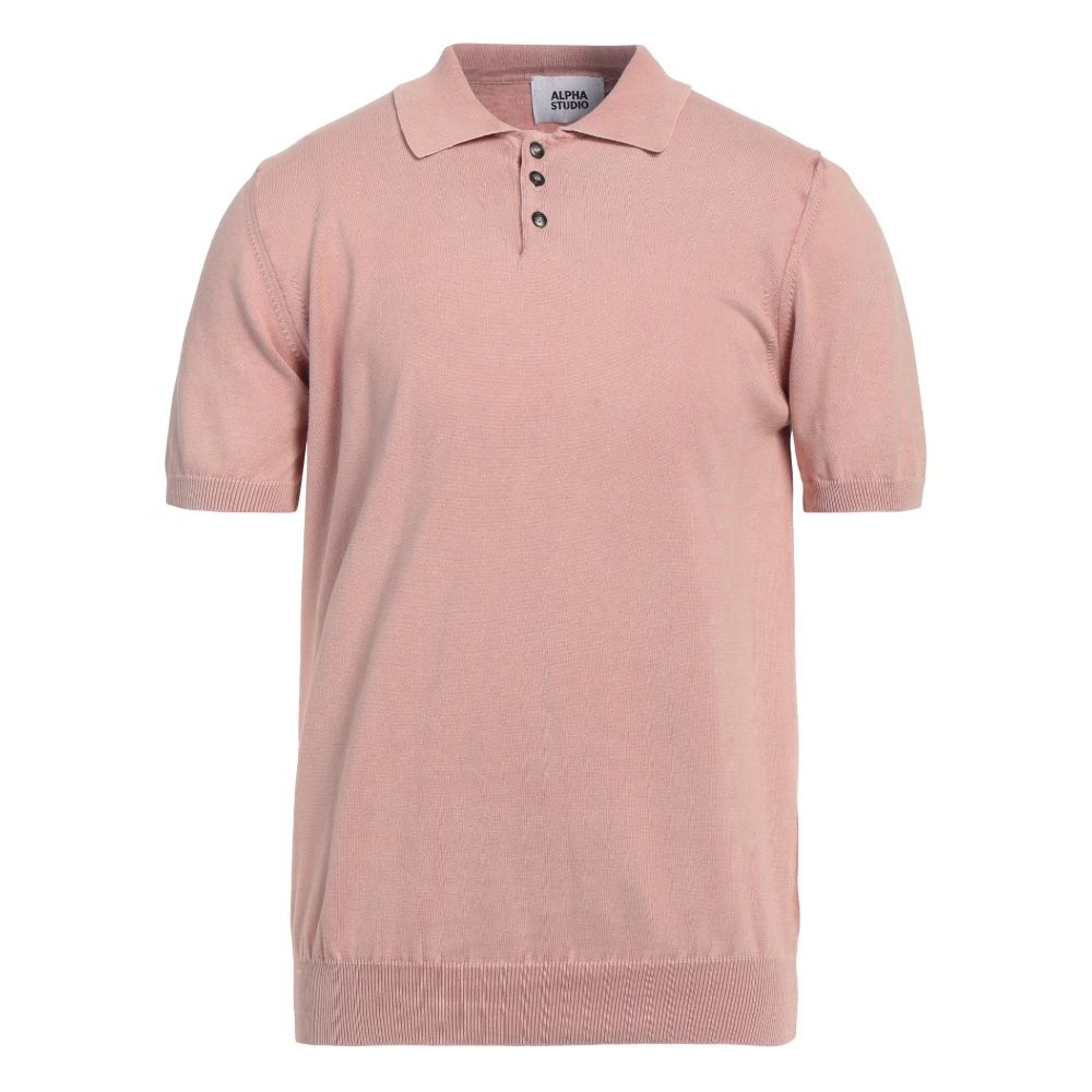Rosa Poloshirt aus Baumwolle