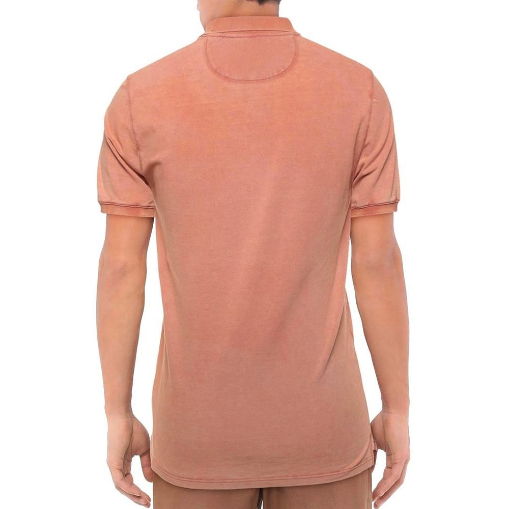 Rosa Poloshirt aus Baumwolle