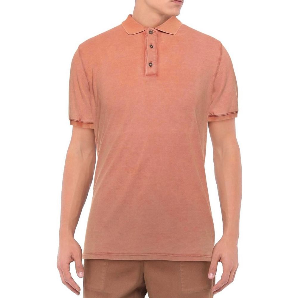 Rosa Poloshirt aus Baumwolle