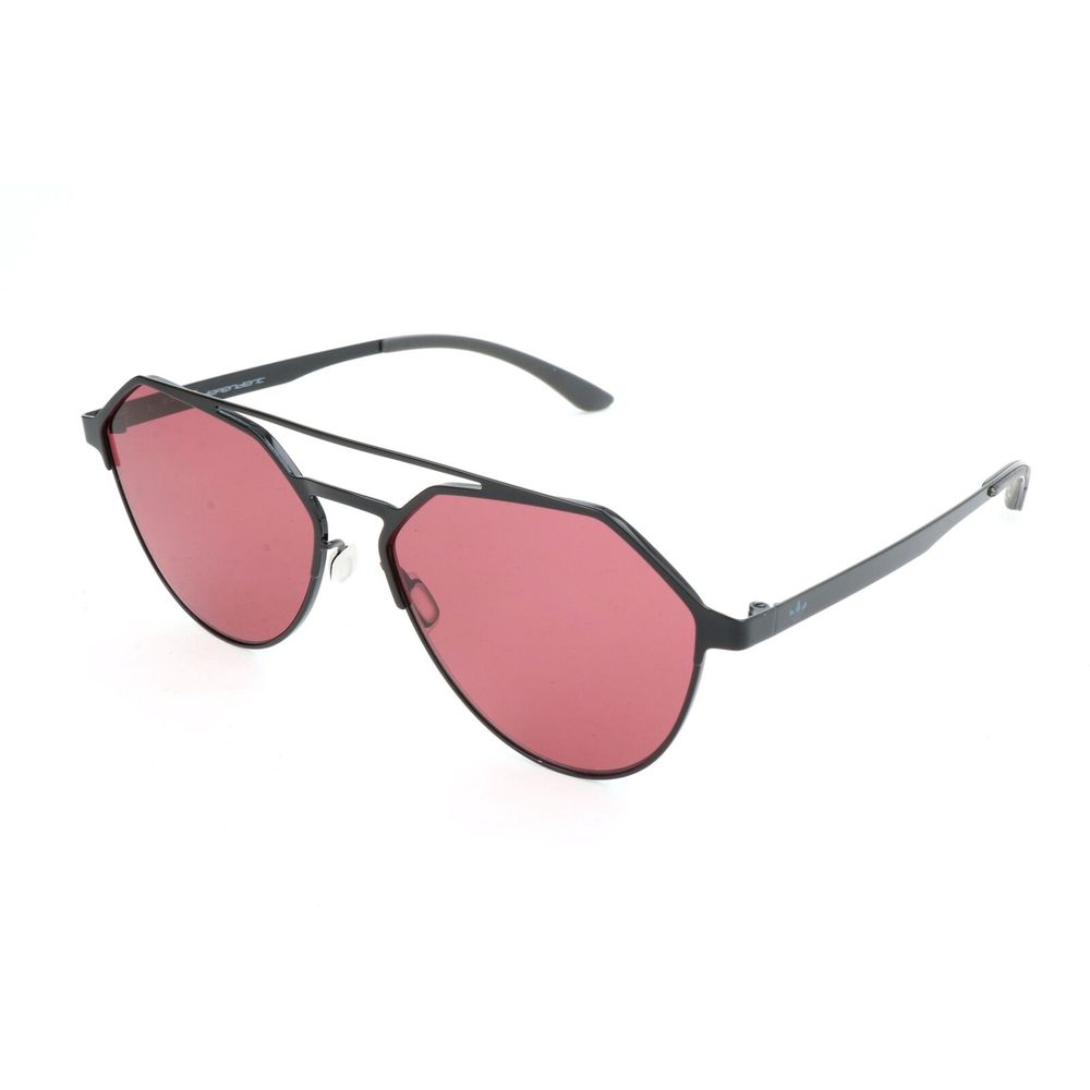 Schwarze Metall-Sonnenbrille
