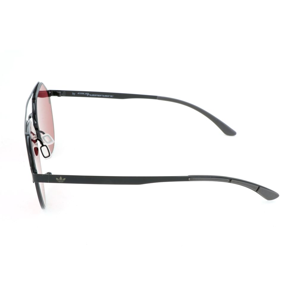 Schwarze Metall-Sonnenbrille