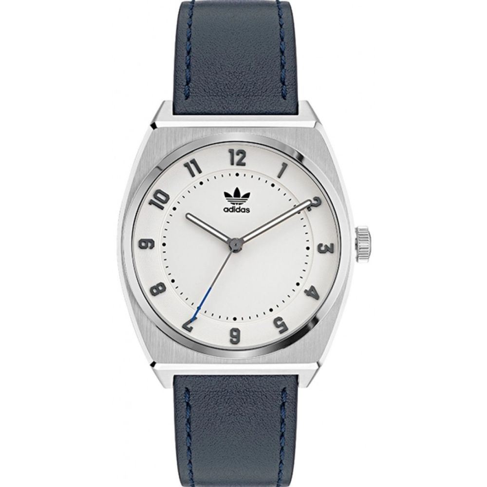 Blaue Lederuhr