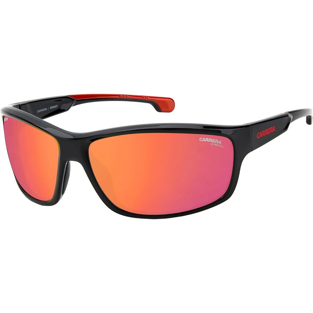 Schwarze Sonnenbrille mit Spritzguss-Optik