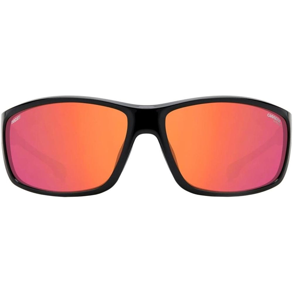 Schwarze Sonnenbrille mit Spritzguss-Optik