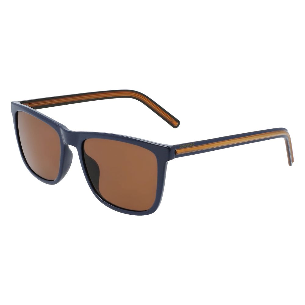 Blaue Sonnenbrille mit Spritzguss-Optik