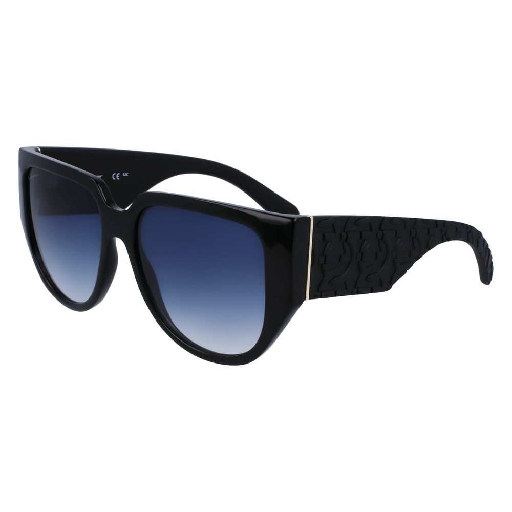 Schwarze Sonnenbrille mit Bio-Injektion