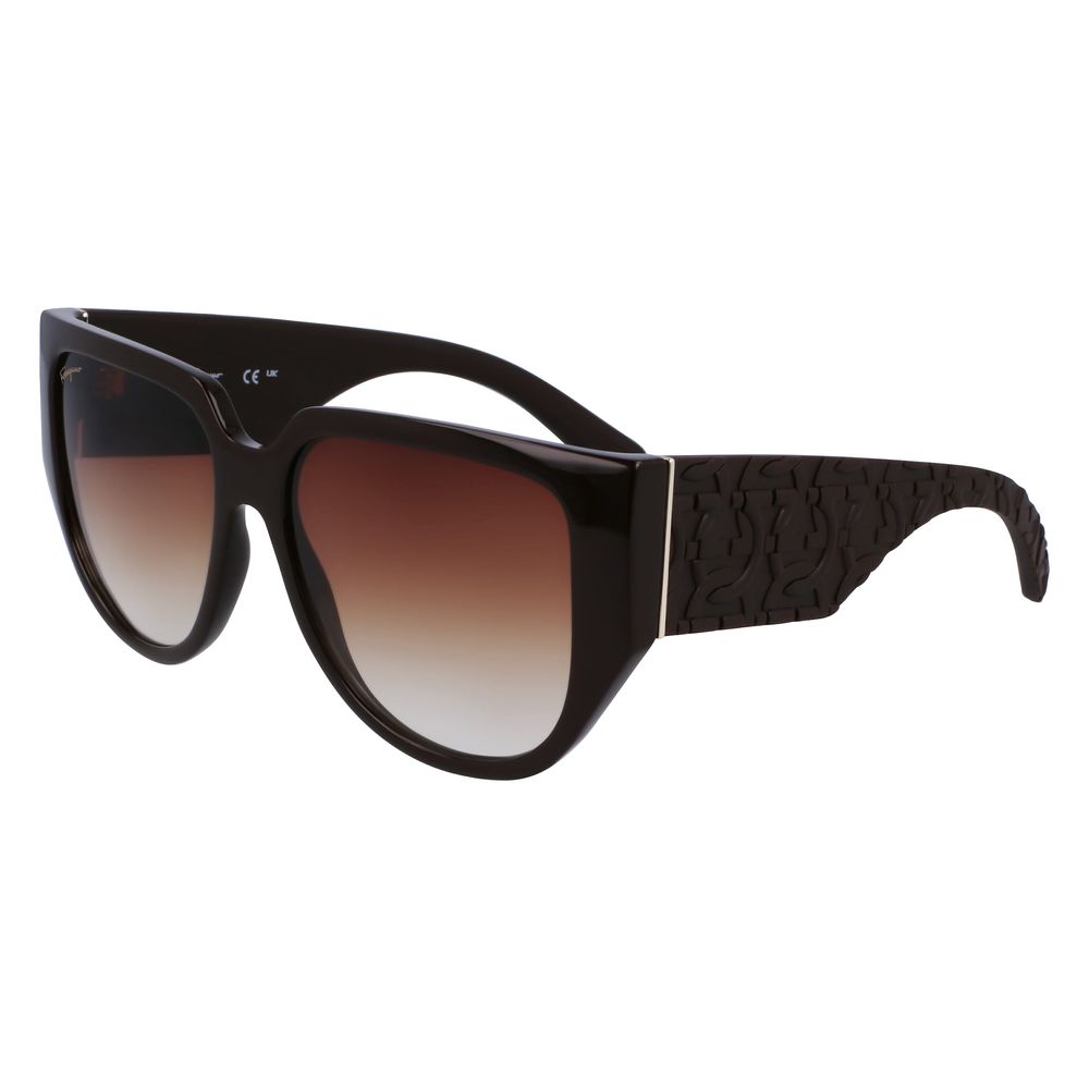 Braune Sonnenbrille mit Bio-Injektion